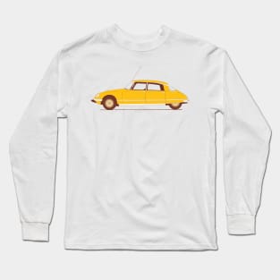 Yellow Ride of the Retro Future Long Sleeve T-Shirt